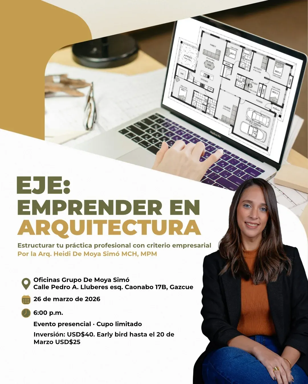 Arquitectos dominicanos se reunirán en el encuentro “EJE: Emprender en Arquitectura”