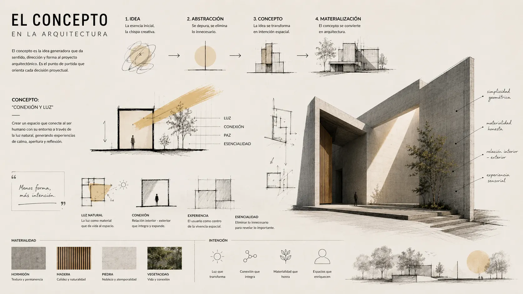El Concepto en la Arquitectura: Del Pensamiento Primitivo a la Complejidad Contemporánea
